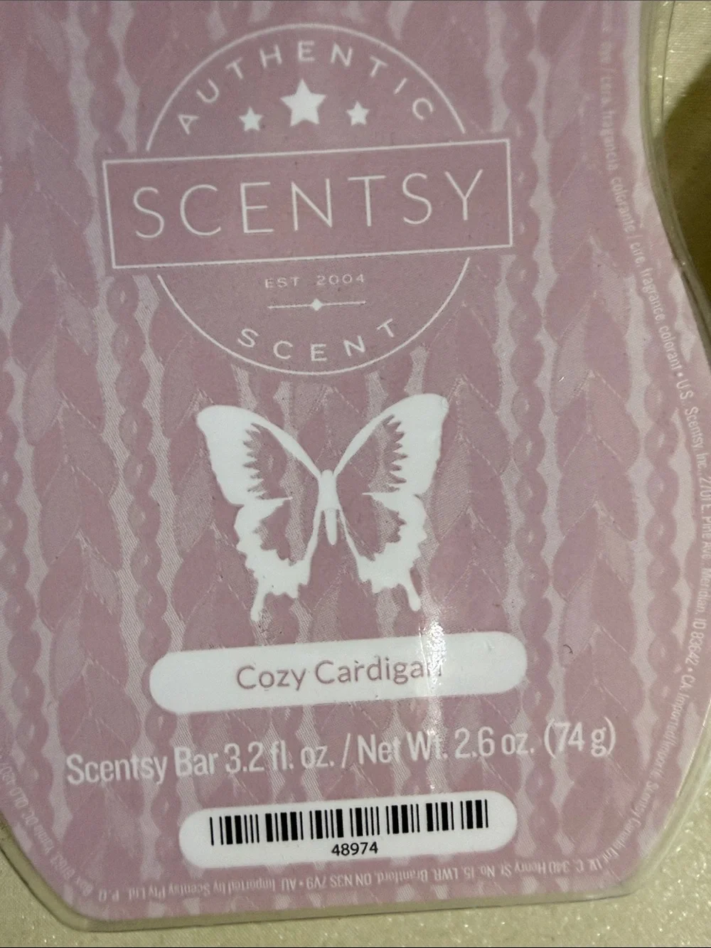 Scentsy Wax Melt Trio in Purple, Light Pink & Pale Yellow